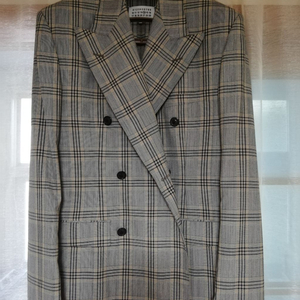 마르지엘라 18ss check wool suit