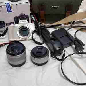 캐논 M50 미러리스 카메라 번들렌즈 + 22mm