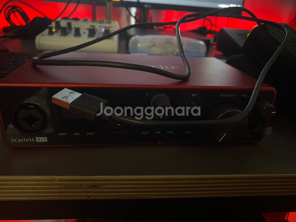 스칼렛 4i4 & LCT240 PRO 판매합니다.--2