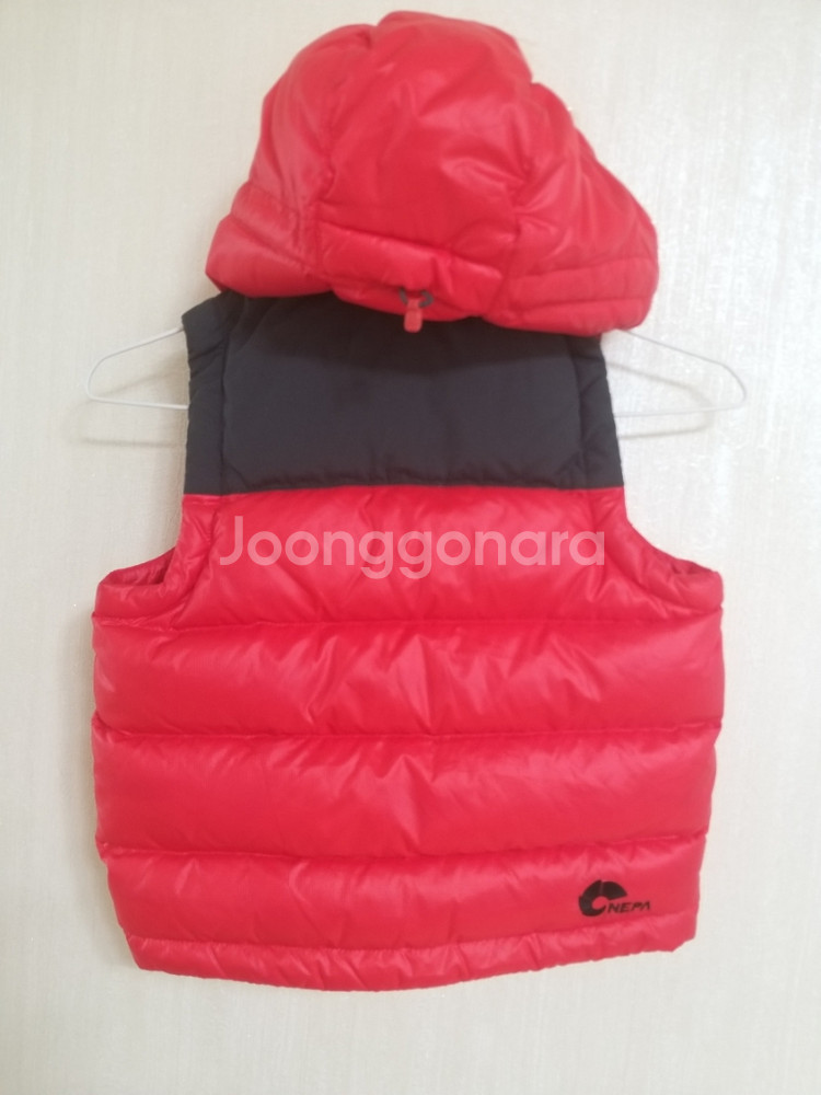 남여아동 네파 오리털 패딩조끼 (110)--1