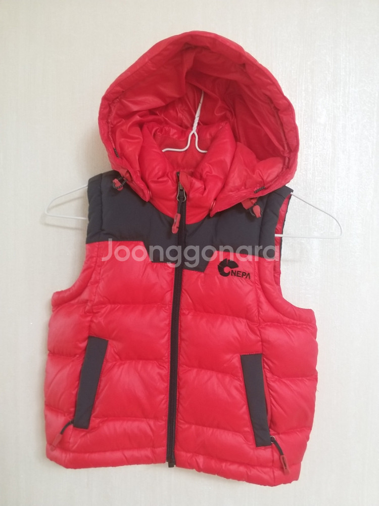 남여아동 네파 오리털 패딩조끼 (110)--2