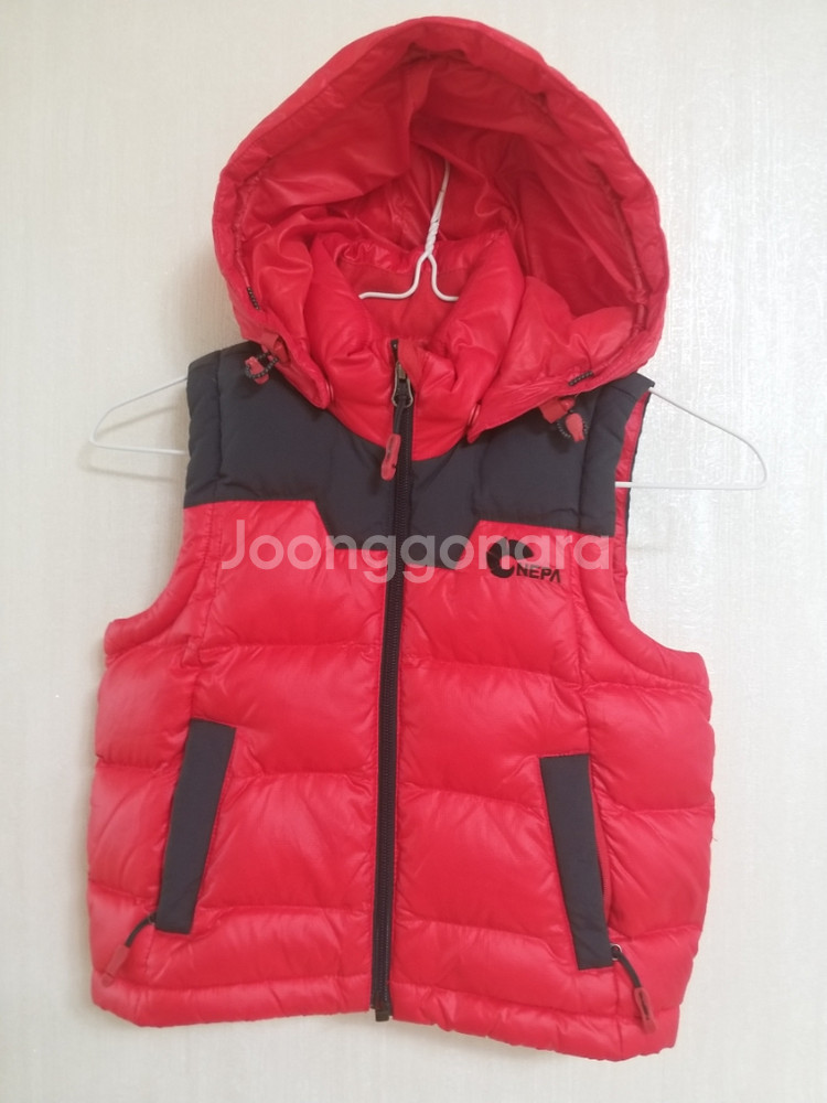 남여아동 네파 오리털 패딩조끼 (110)--5