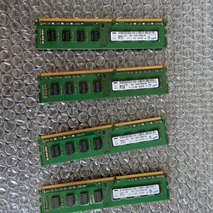 삼성램 ddr3 12800 4기가 2개 10600 2