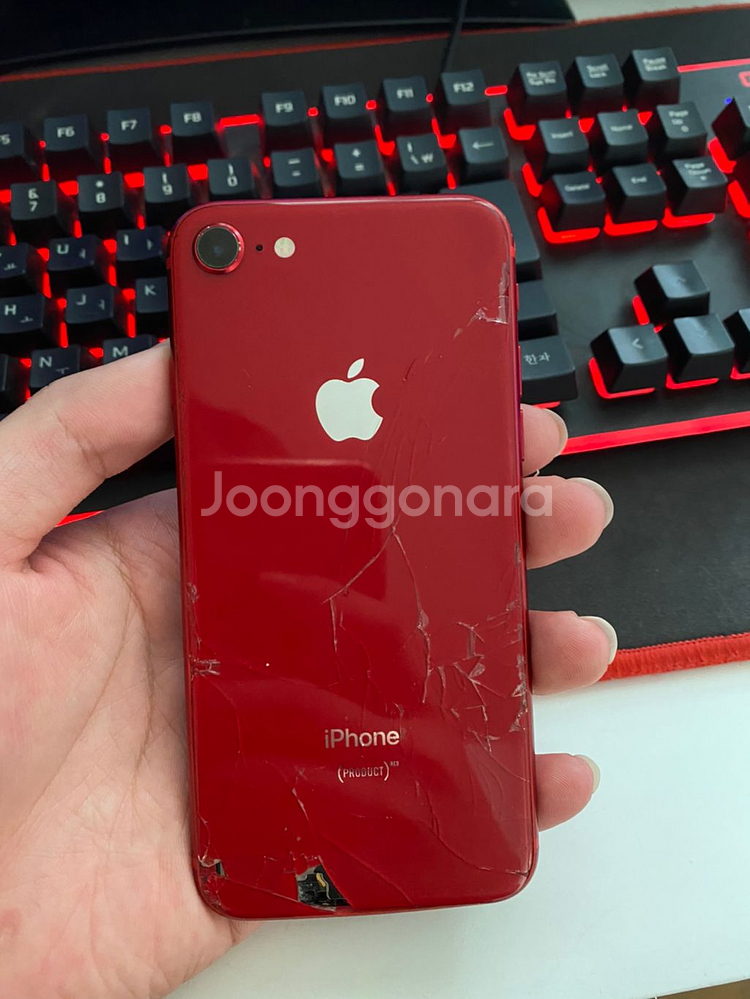아이폰8 64GB 레드--4