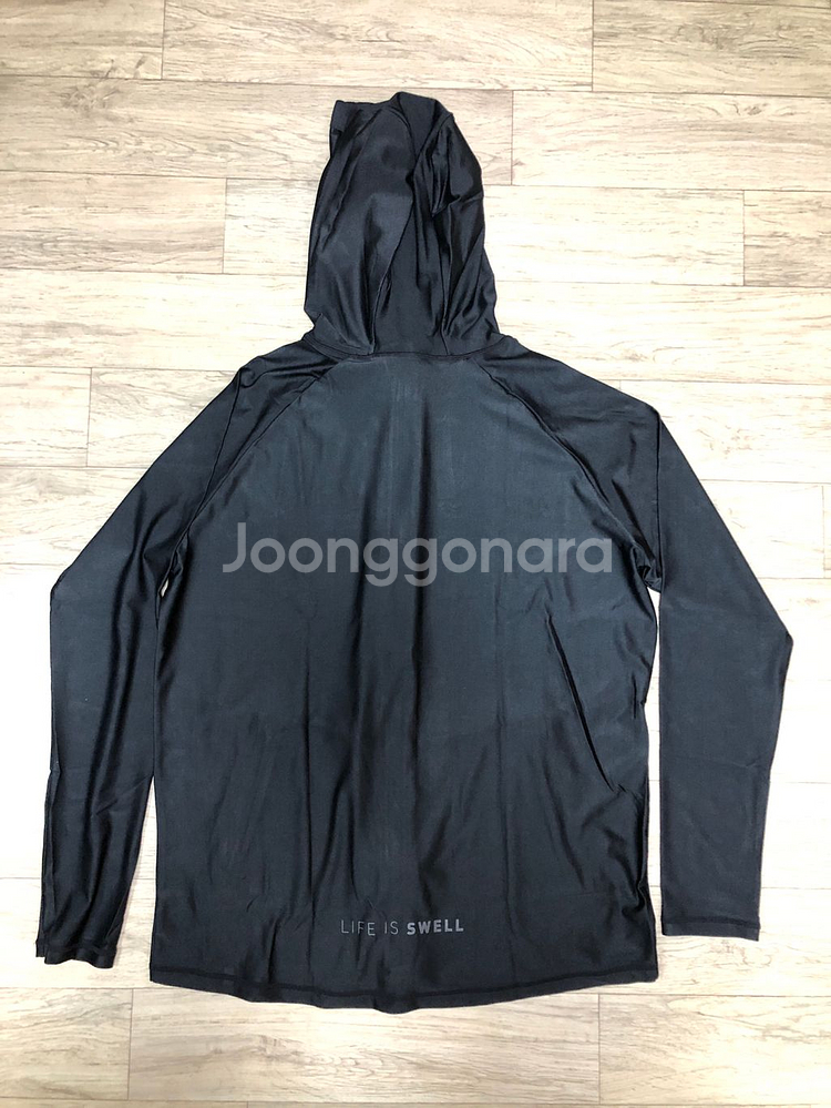 베럴 맨 후드 래쉬가드 XL 블랙 귀한컬러와귀한사이즈--4