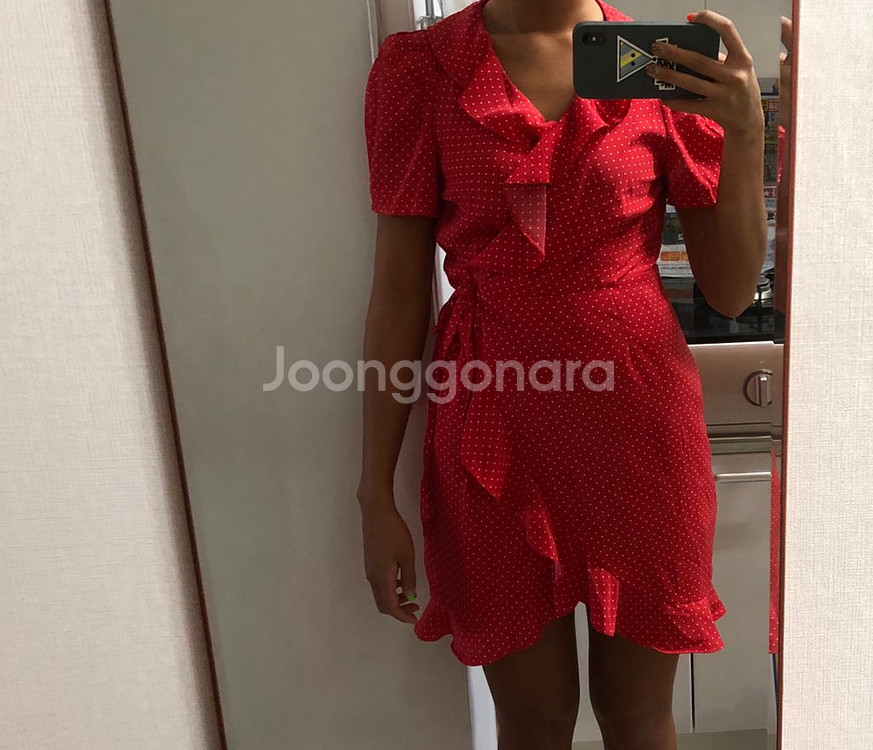 스타일난다 땡땡이 원피스--1