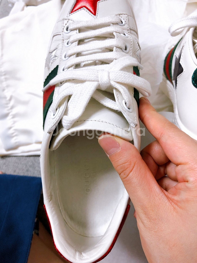 정품 구찌 스니커즈 34/5사이즈(상태깨끗,급처)--4