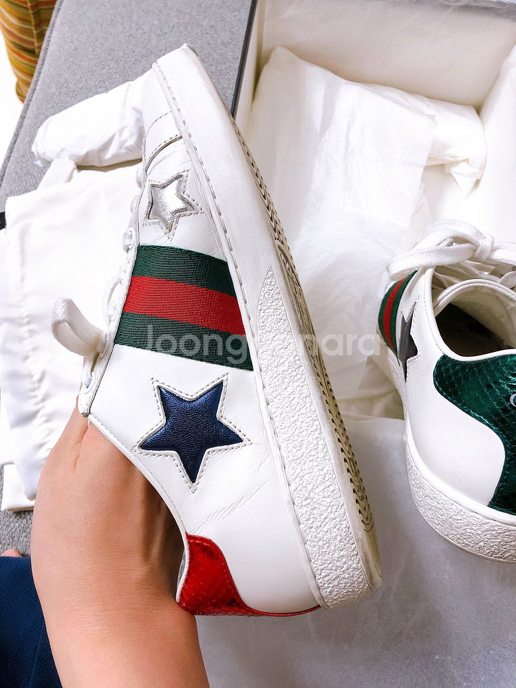 정품 구찌 스니커즈 34/5사이즈(상태깨끗,급처)--3