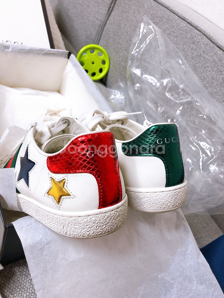 정품 구찌 스니커즈 34/5사이즈(상태깨끗,급처)--7