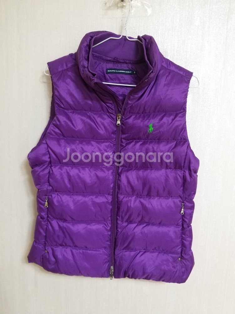 여성 랄프로렌 골프 거위털 패딩조끼 (새상품급.90)--1