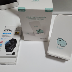 무선충전패드(새제품), 갤럭시 강화유리,보조배터리