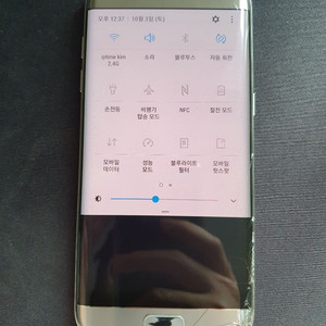 갤럭시S7엣지 32G 실버 파손폰