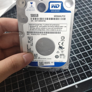 wd 노트북용 하드 500GB