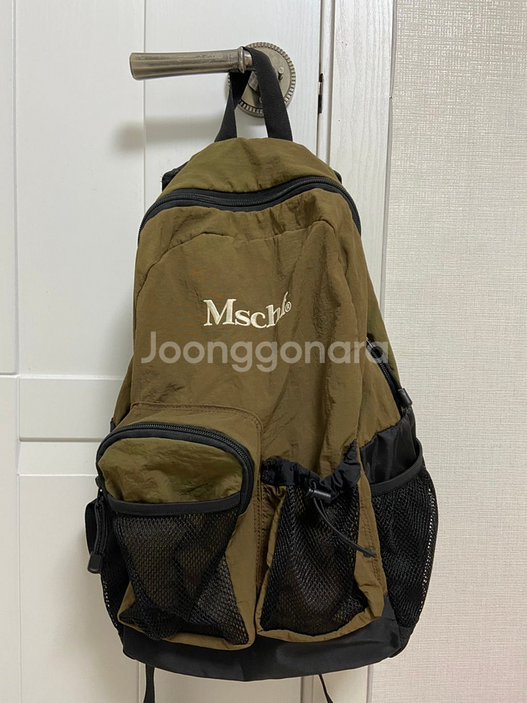 미스치프 멀티 포켓 나일론 백팩--0