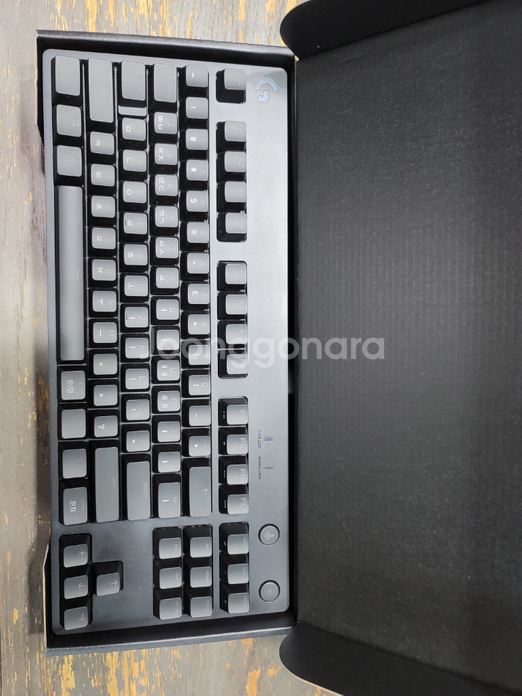 로지택 로지텍 G PRO X 키보드 흡음제 처리 완료--1