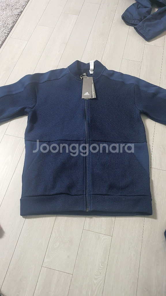 트레이닝 웨어 ID 쿼터 니트 풀 ZIP 재킷 CX34--0