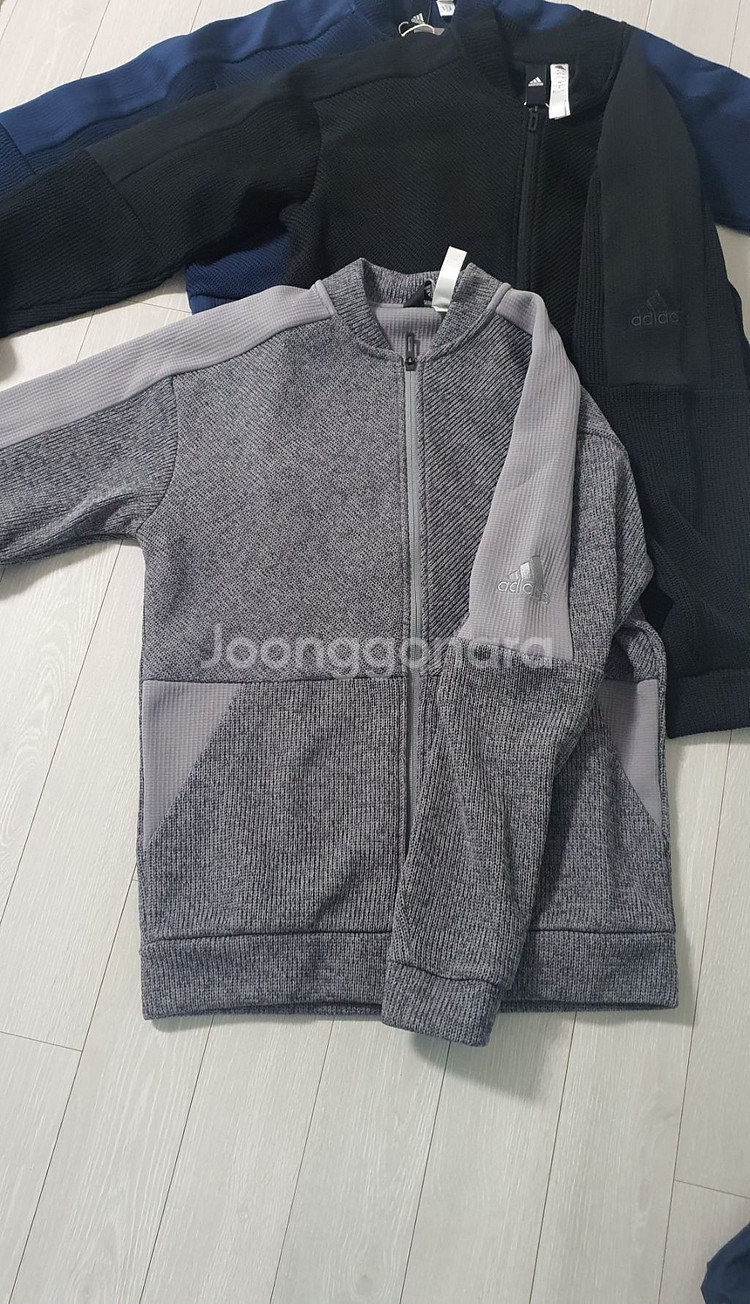 트레이닝 웨어 ID 쿼터 니트 풀 ZIP 재킷 CX34--4