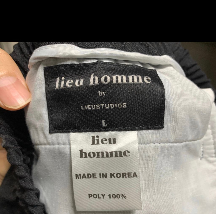 리우옴므 밴딩팬츠--1