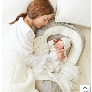에시앙 신생아 아기침대 보트침대 아이보리 새상품 팔아요