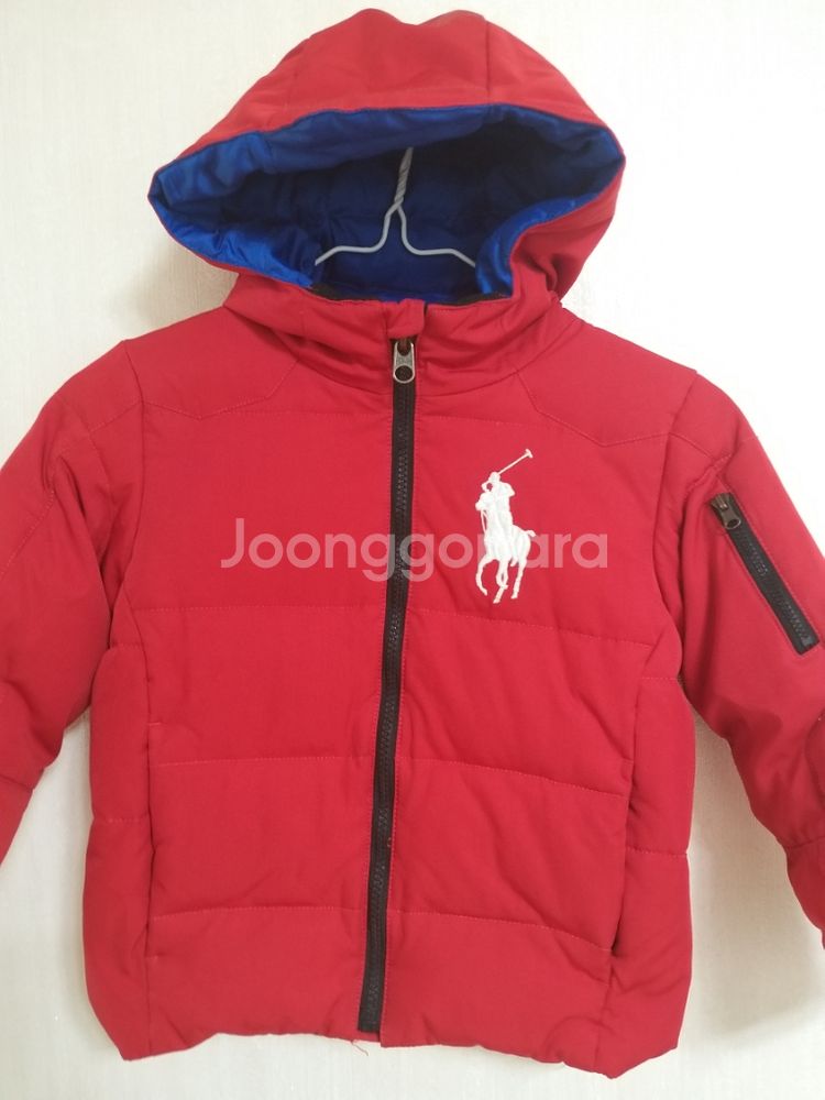 남여아동 폴로랄프로렌 빅포니 오리털패딩(4T)--4