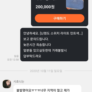 ㅡ거래비매너ㅡ닌텐도 스위치 라이트