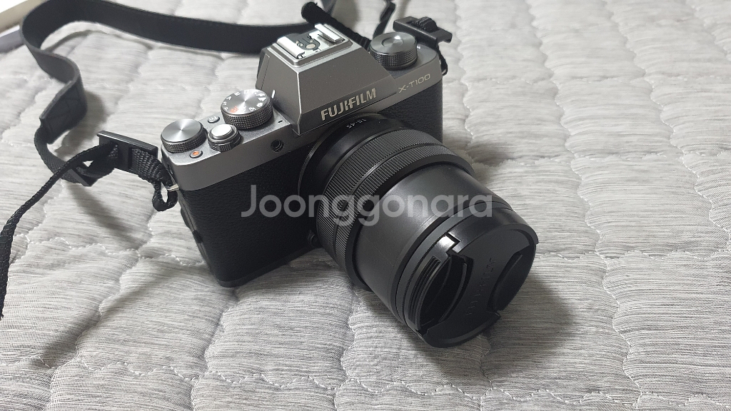 후지필름 X-T100 미러리스 카메라 [실버]--1
