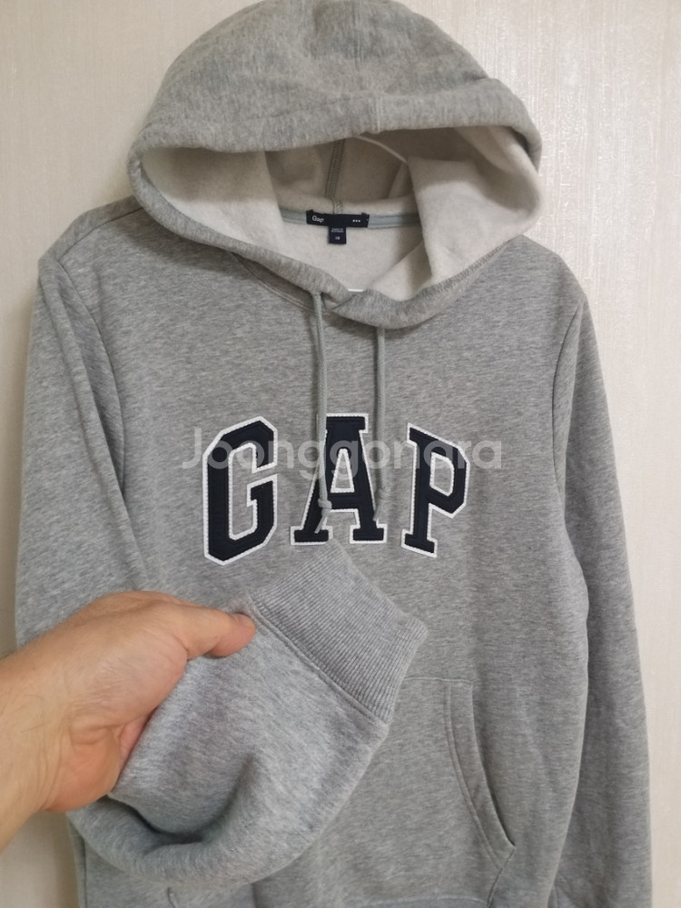 여성 갭 기모 후드집업 (새상품.박시95-100)--2