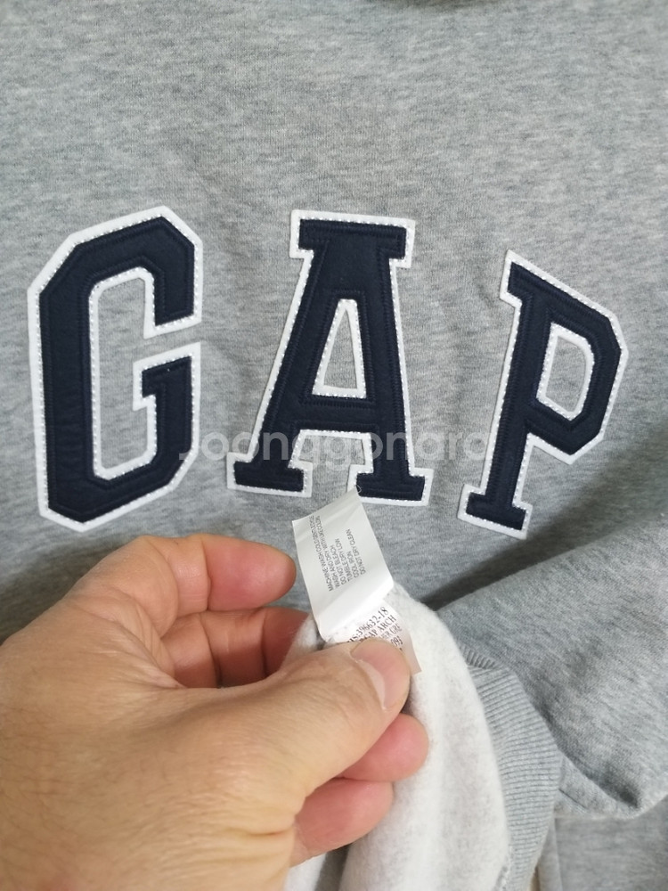 여성 갭 기모 후드집업 (새상품.박시95-100)--3