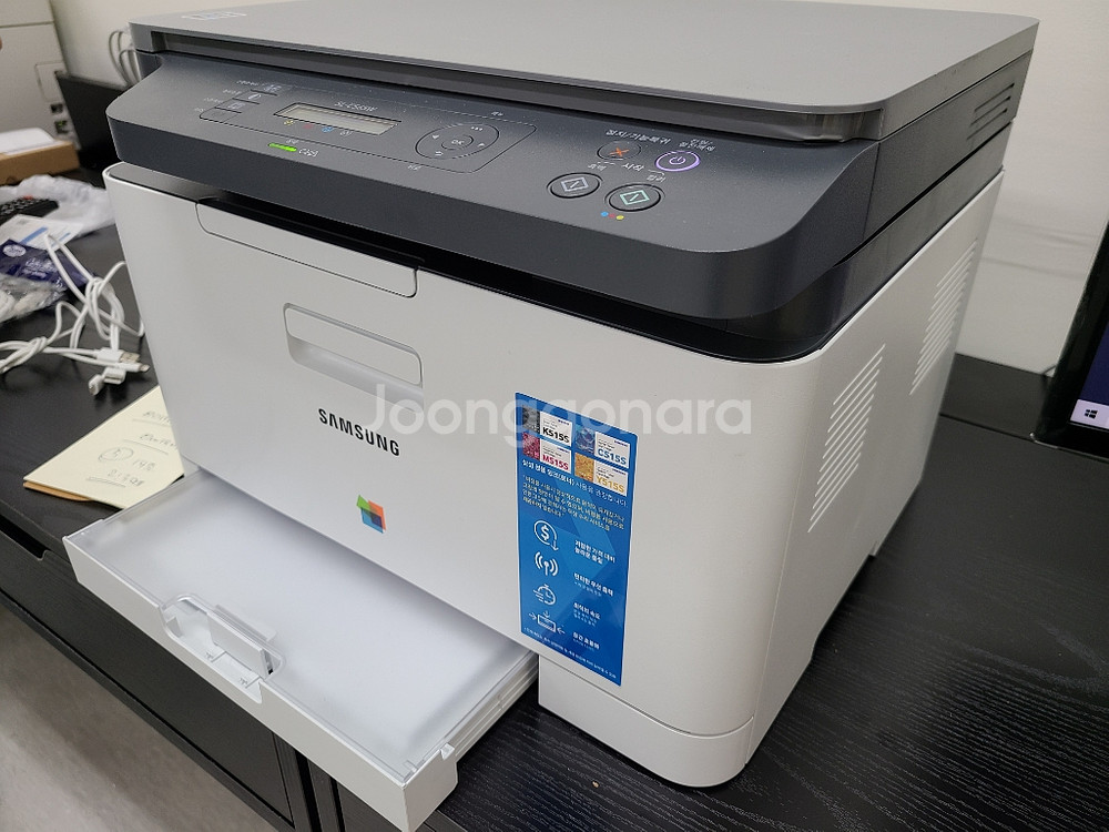 삼성 소형 A4 컬러프린터 복합기 SL-C565W--1