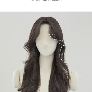 핑크에이지 수제통가발 레이어드 스무스 sc컬펌