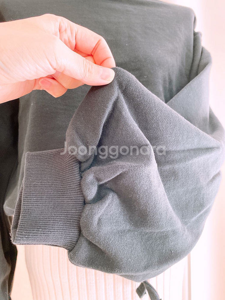 스트링 맨투맨 티셔츠(새상품)쭈리맨투맨--4