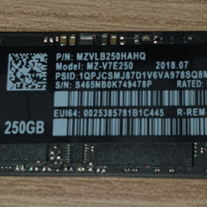 970 EVO 250GB NVME SSD 택포