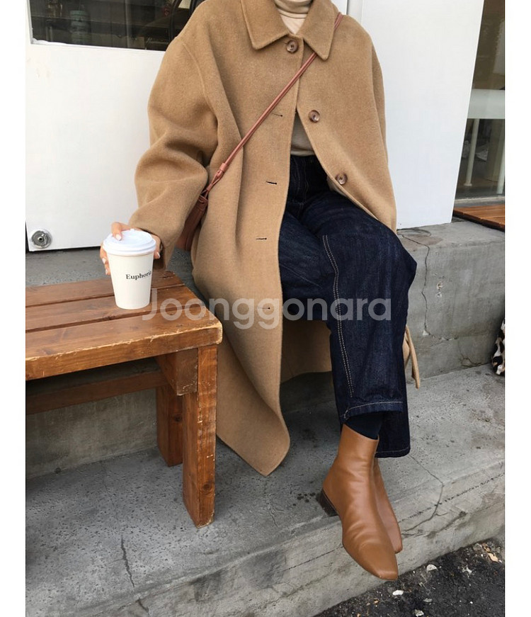 쇼드마켓 다쿠아즈 싱글 핸드메이드코트 [카멜]--1