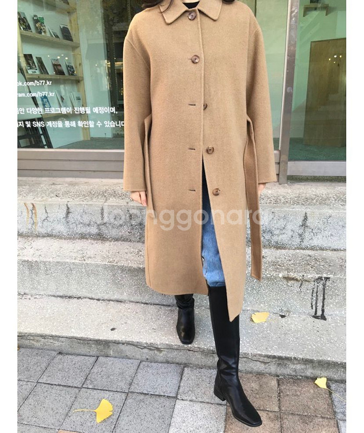 쇼드마켓 다쿠아즈 싱글 핸드메이드코트 [카멜]--2