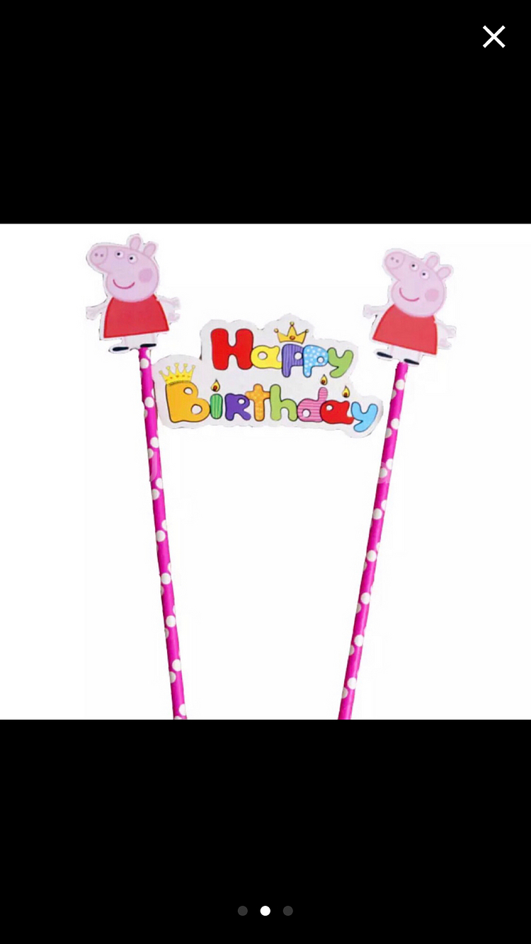 페파피그 생일초 ︎+토퍼--1