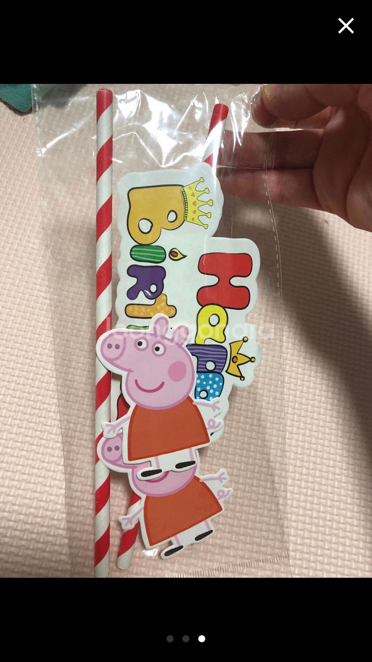 페파피그 생일초 ︎+토퍼--2