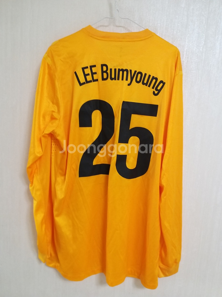 나이키 국대 골키퍼 이범영 실착 싸인 축구유니폼(110--8