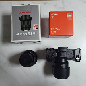 삼양 14mm 2.8 / 소니 85mm 1.8 팔아요