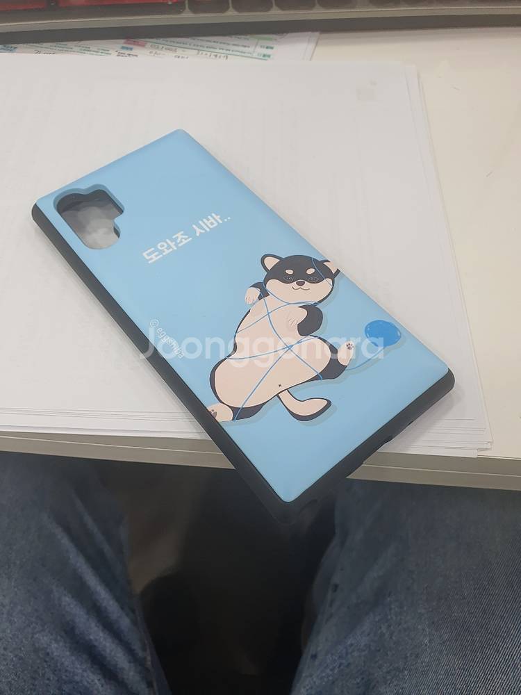 노트 10+ 카드 수납형 범퍼케이스--1