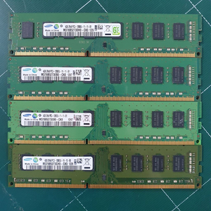 DDR3 램4g 양면램 4개 팝니다