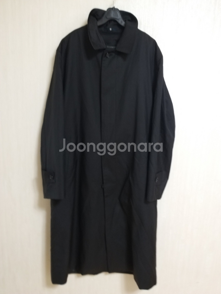 마에스트로 이태리원단 내피.외피 트렌치코트(블랙105)--9