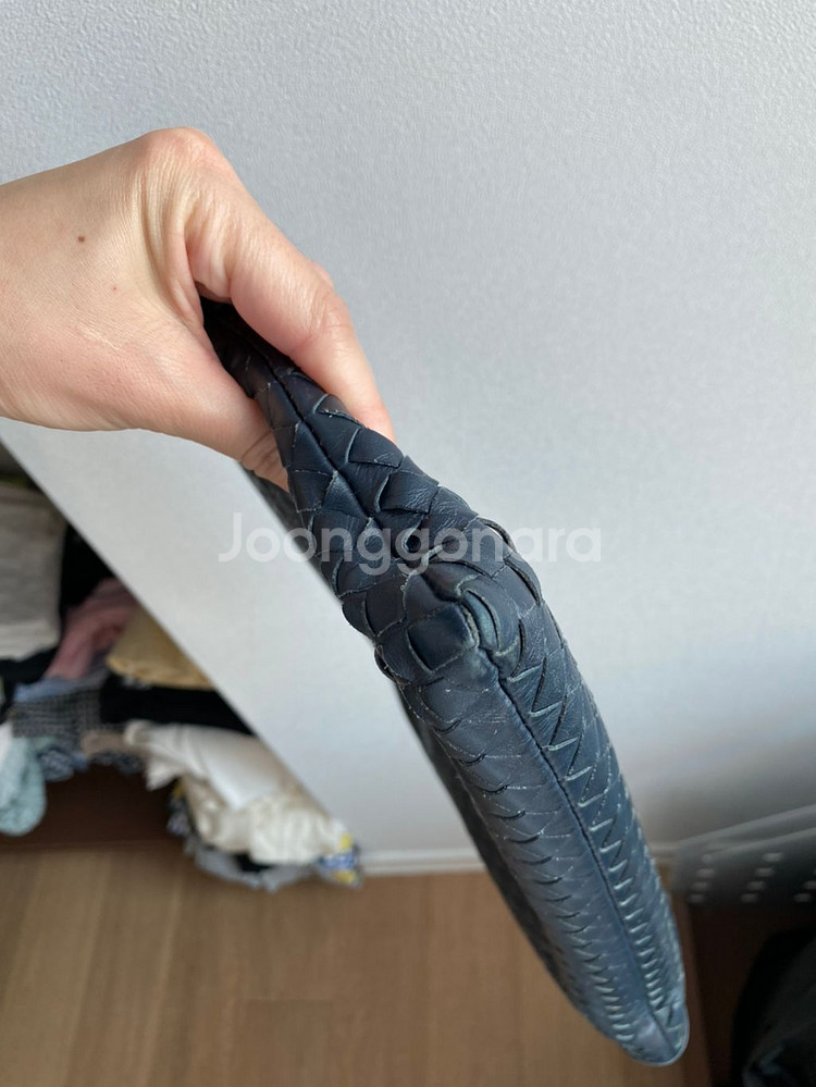 보테가베네타 남성 도큐먼트 클러치 네이비 색상--7
