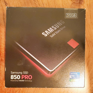 삼성 SSD 850pro정품 (512기가) 새제품