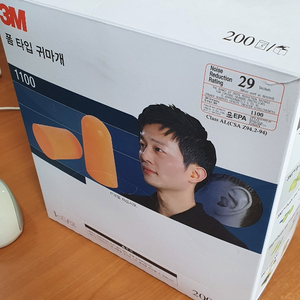 3M 1100 폼타입 귀마개 84개입