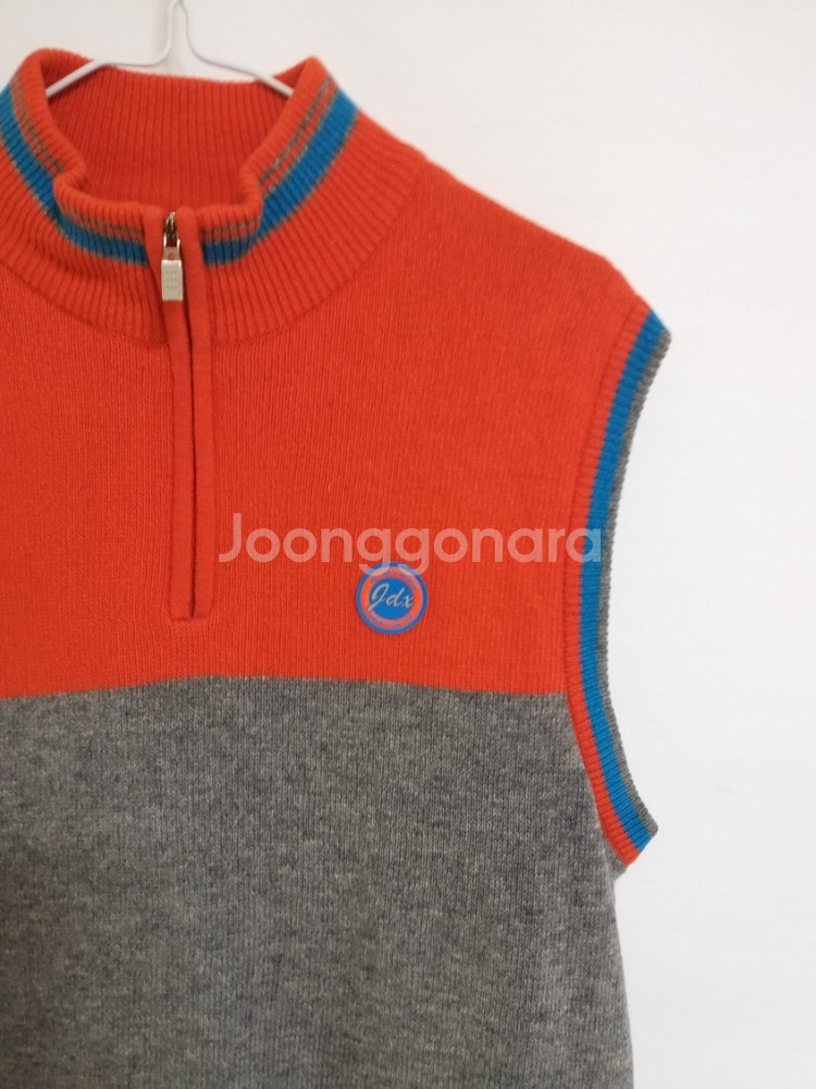 남성 JDX 골프 방풍 니트조끼 (스판100)--1