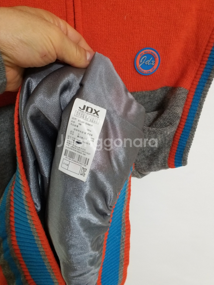 남성 JDX 골프 방풍 니트조끼 (스판100)--6