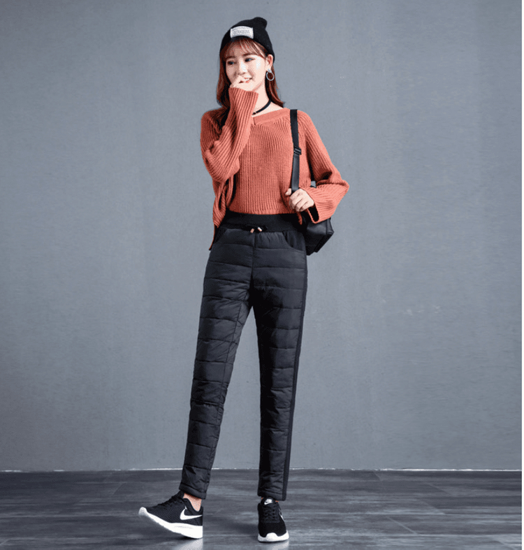 여성 겨울 오리털 패딩바지 추천--4