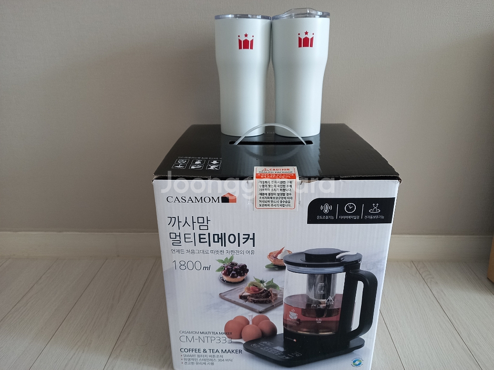 CASAMOM정품)까사맘멀티티메이커1.8L보온티포트미갭--9