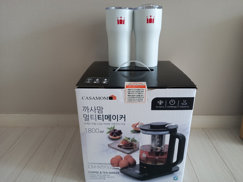 CASAMOM정품)까사맘멀티티메이커1.8L보온티포트미갭 이미지