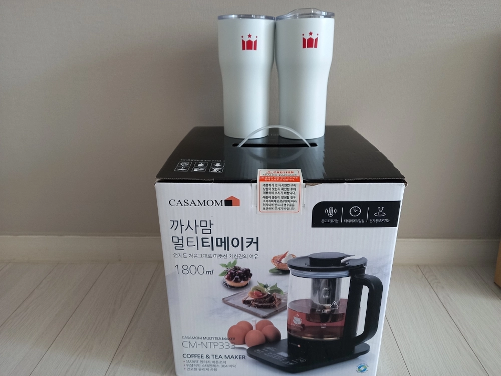 CASAMOM정품)까사맘멀티티메이커1.8L보온티포트미갭 이미지